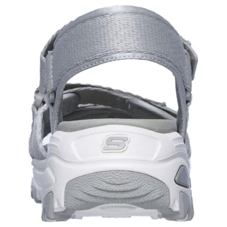 Lookbook (Women) Skechers D'Lites Sandals Grey 31514-GRY