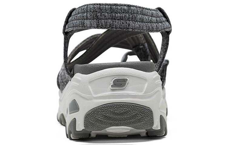 Shop (Women) Skechers D'lites Sandals Grey 'Gray White' 31517-GRY