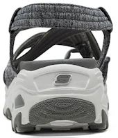 Shop Skechers D'lites 女款灰色潮流百搭運動涼鞋