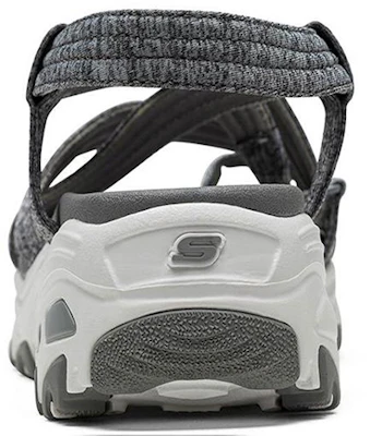 (Women) Skechers D'lites Sandals Grey 'Gray White' 31517-GRY Shop (Women) Skechers D'lites Sandals Grey 'Gray White' 31517-GRY
