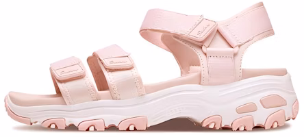 (Women) Skechers D'Lites Sandals Pink 31514-LTPK (Women) Skechers D'Lites Sandals Pink 31514-LTPK