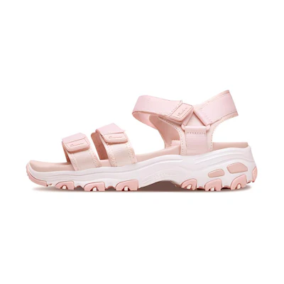 (W) Skechers D'Lites Sandals Pink