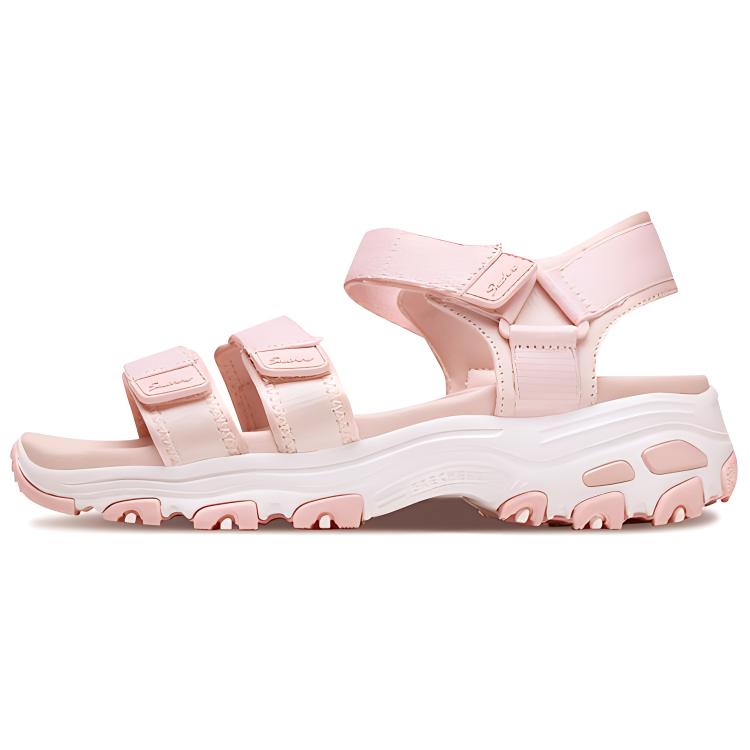 (Women) Skechers D'Lites Sandals Pink 31514-LTPK
