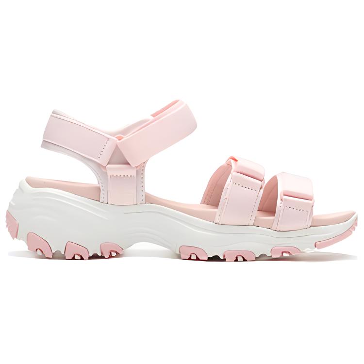 Order (Women) Skechers D'Lites Sandals Pink 31514-LTPK