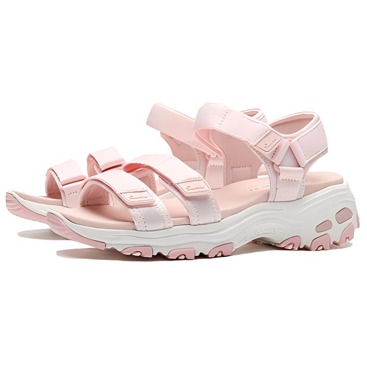 Lookbook (Women) Skechers D'Lites Sandals Pink 31514-LTPK