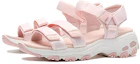 Lookbook (Women) Skechers D'Lites Sandals Pink 31514-LTPK