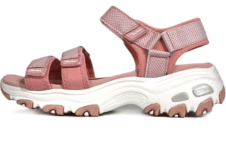 (Women) Skechers D Lites Sandals Pink 31657-LTPK