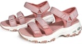 Order (Women) Skechers D Lites Sandals Pink 31657-LTPK