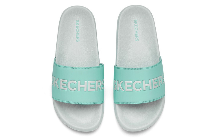 Lookbook (W) Skechers D''Lites Hausschuhe Mintgrün 8730046-MNT