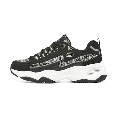 (W) Skechers D'Lites 4.0 'Black White'