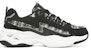 (W) Skechers D'Lites 4.0 'Hitam Putih' 149913-BKMT