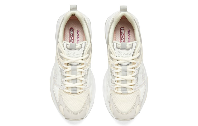(W) Skechers DLITES 4.0 'White Grey' 圖 4