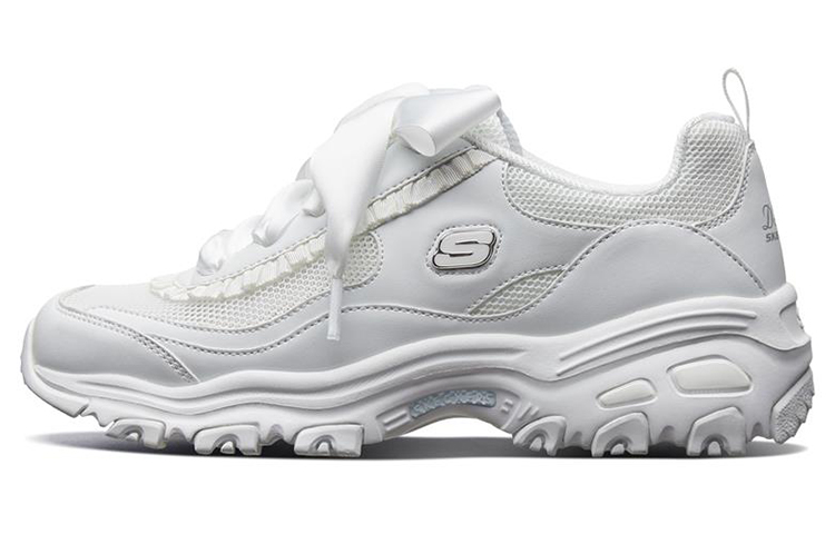 Buy Skechers D‘Lites 1.0 絲綢繫帶運動鞋 女款 白色