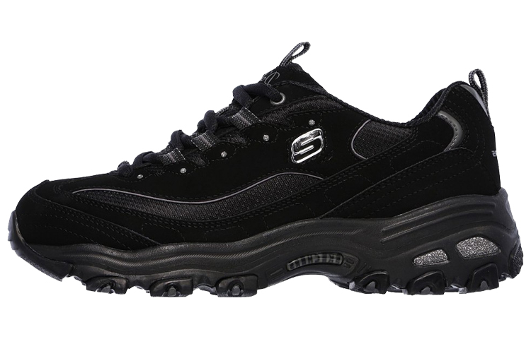 (Women) Skechers D lites Sports Shoes Black 11930-BBK