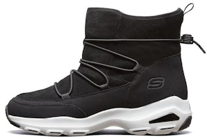 (Women) Skechers D'lites Ultra 'Black and White' 49705-BLK (Women) Skechers D'lites Ultra 'Black and White' 49705-BLK