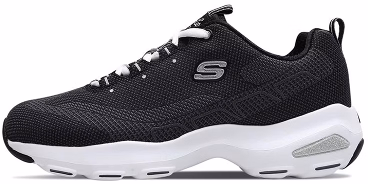 women-skechers-d-lites-ultra-black-casual-12283-blk