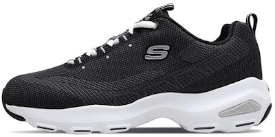 (Women) Skechers D'Lites Ultra 'Black Casual' 12283-BLK (Women) Skechers D'Lites Ultra 'Black Casual' 12283-BLK