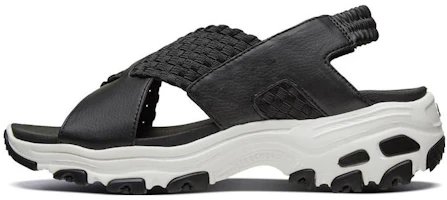 (Women) Skechers D'lites Ultra 'Black Casual Sandals' 66666208-BLK (Women) Skechers D'lites Ultra 'Black Casual Sandals' 66666208-BLK