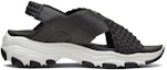 Order (W) Skechers D'lites Ultra 'Sandal Kasual Hitam' 66666208-BLK