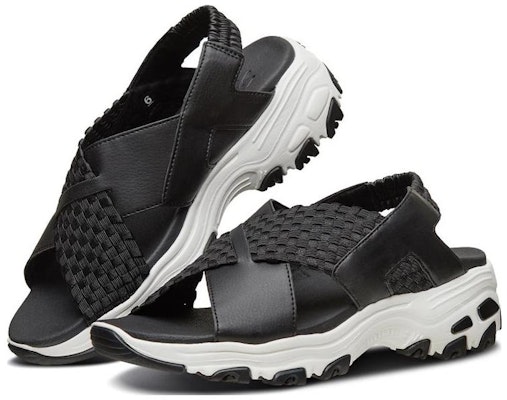 (W) 스케쳐스 딜라이트 울트라 블랙 샌들 (Skechers D'lites Ultra Black Sandals) 66666208-BLK Lookbook (W) 스케쳐스 딜라이트 울트라 블랙 샌들 (Skechers D'lites Ultra Black Sandals) 66666208-BLK