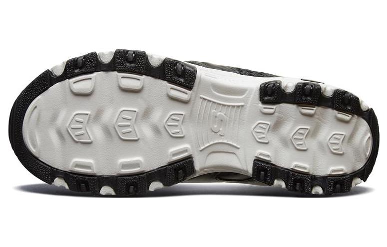 Shop (W) Skechers D'lites Ultra 'Sandalias Negras Casuales'. 66666208-BLK