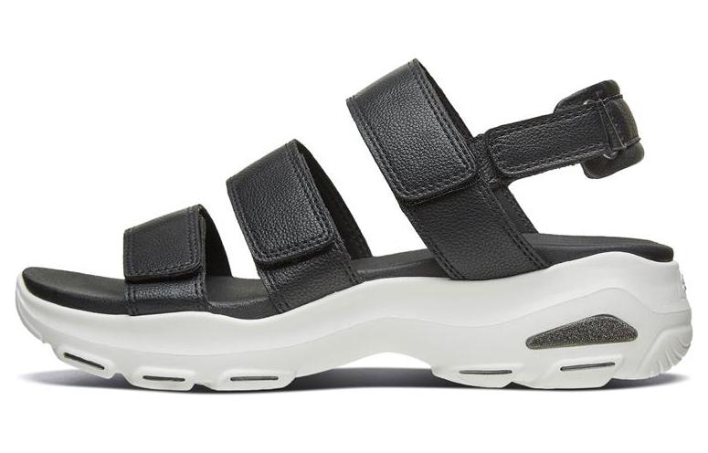 (Women) Skechers D'Lites Ultra 'Black White' 32382-BLK