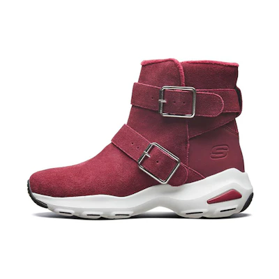 (W) Skechers D'lites Ultra 'Burgundy Snow Boot'