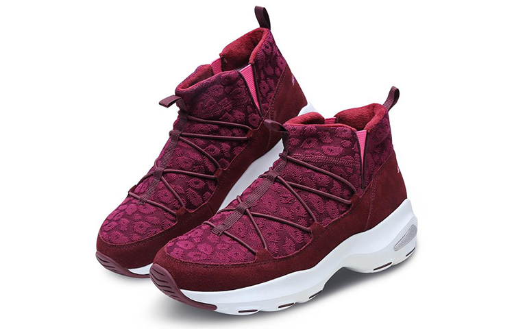 Lookbook Skechers D'lites Ultra 雪地鞋 女款 酒紅色