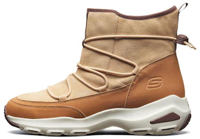 (Women) Skechers D'Lites Ultra 'Casual Snow Boot Brown' 49705-TAN (Women) Skechers D'Lites Ultra 'Casual Snow Boot Brown' 49705-TAN