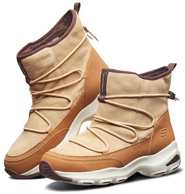 Skechers D'lites Ultra 休閒雪地靴 女款 棕褐色 Lookbook Skechers D'lites Ultra 休閒雪地靴 女款 棕褐色