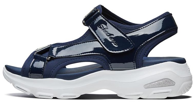 (Women) Skechers D'Lites Ultra 'Navy Casual Sandal' 32381-NVY Buy (Women) Skechers D'Lites Ultra 'Navy Casual Sandal' 32381-NVY