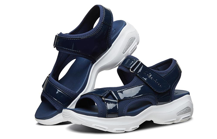 Lookbook (W) スケッチャーズ D'Lites ウルトラ ネイビー サンダル 32381-NVY