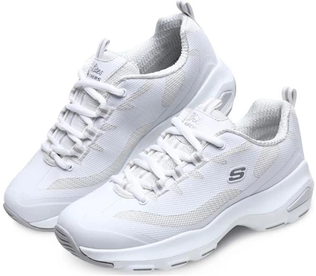 (W) Skechers D'Lites Ultra ‘白色’运动鞋 88888122-WHT Lookbook (W) Skechers D'Lites Ultra ‘白色’运动鞋 88888122-WHT