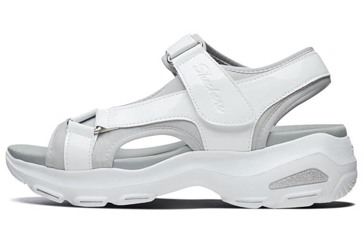 (Women) Skechers D'lites Ultra 'White Grey' 32381-WGY