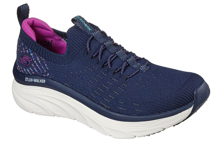 Lookbook (Women) Skechers D'Lites Walker 'Blue Purple' 149356-NVPR