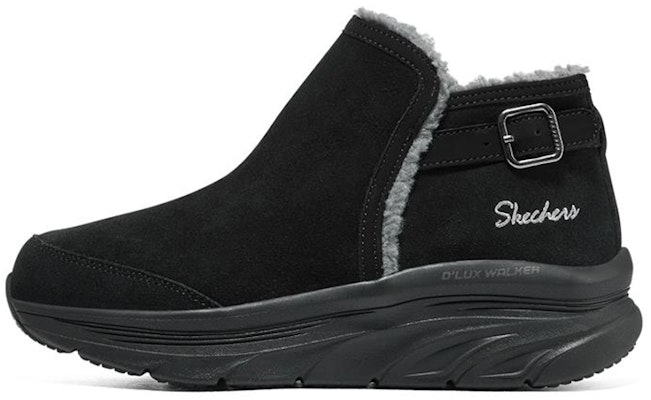 (Women) Skechers D'Lites Walker 'Casual Snow Boot Black' 167208-BBK Buy (Women) Skechers D'Lites Walker 'Casual Snow Boot Black' 167208-BBK