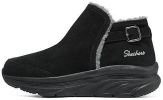 (Women) Skechers D'Lites Walker 'Casual Snow Boot Black' 167208-BBK (Women) Skechers D'Lites Walker 'Casual Snow Boot Black' 167208-BBK