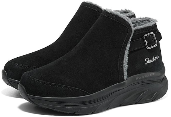 (W) 斯凯奇 D'Lites Walker 休闲防雪靴 黑色 167208-BBK Lookbook (W) 斯凯奇 D'Lites Walker 休闲防雪靴 黑色 167208-BBK