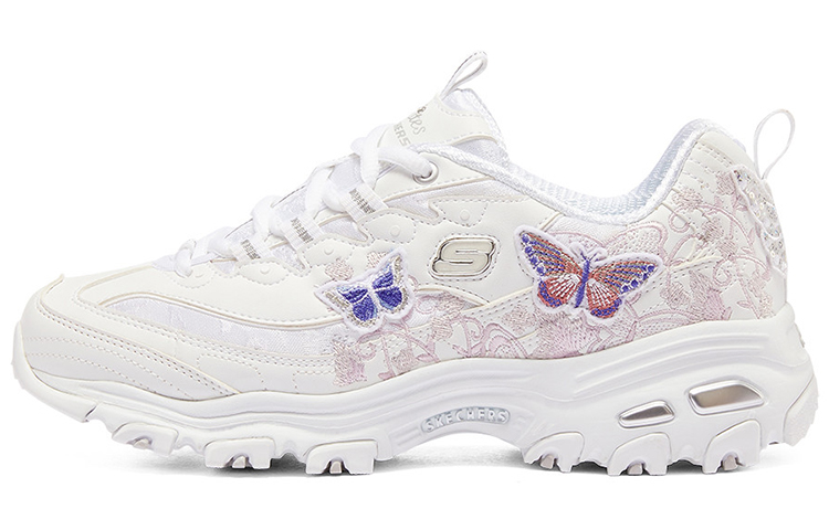 (Women) Skechers DLites 'White Butterfly' 149908-WHT