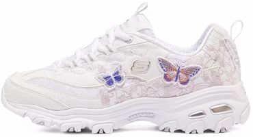 (Women) Skechers DLites 'White Butterfly' 149908-WHT (Women) Skechers DLites 'White Butterfly' 149908-WHT