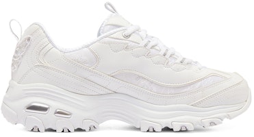 Skechers D‘Lites 抗震耐磨潮爹鞋 女款 白色 Order Skechers D‘Lites 抗震耐磨潮爹鞋 女款 白色