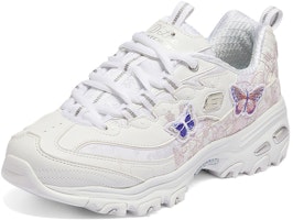 Skechers D‘Lites 抗震耐磨潮爹鞋 女款 白色 Lookbook Skechers D‘Lites 抗震耐磨潮爹鞋 女款 白色