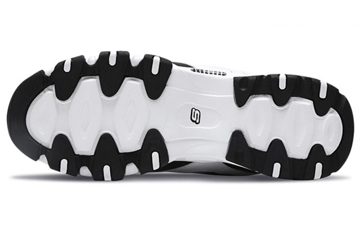 (W) Skechers D'lites White/Black 圖 4