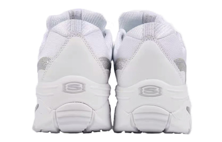 (W) Skechers D'lites White/Silver 圖 4