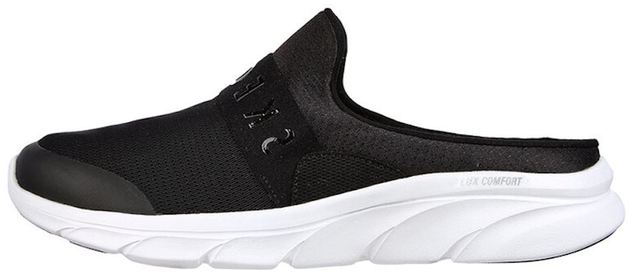 (Women) Skechers D'Lux Comfort-Enthusiast 'Black' 104338-BKW Buy (Women) Skechers D'Lux Comfort-Enthusiast 'Black' 104338-BKW