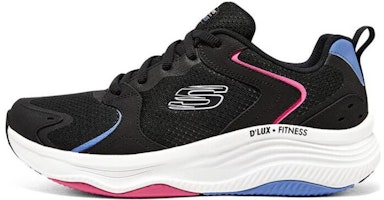 (Women) Skechers D'lux Fitness 'Black Pink' 149847-BKMT (Women) Skechers D'lux Fitness 'Black Pink' 149847-BKMT