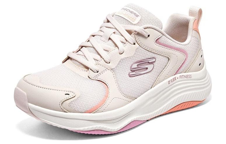 Lookbook (W) Skechers D''lux Fitness ''Weiß Rosa'' 149847-LPMT