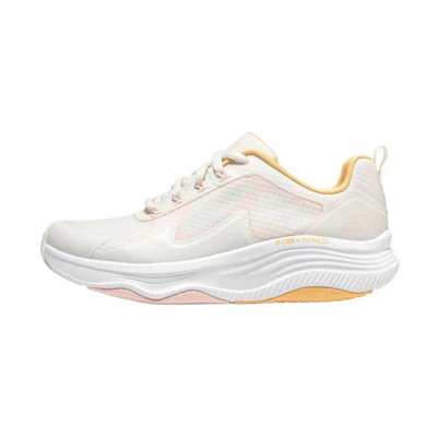 (W) Skechers D'Lux Fitness 'White Yellow'