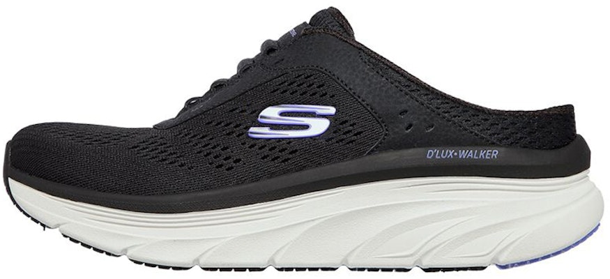 (Women) Skechers D'Lux Walker-Calm Aura 'Black White Purple' 149359-BKPR Buy (Women) Skechers D'Lux Walker-Calm Aura 'Black White Purple' 149359-BKPR