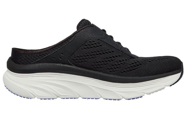 Order (Women) Skechers D'Lux Walker-Calm Aura 'Black White Purple' 149359-BKPR